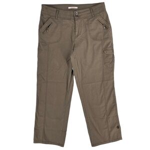 Camaieu Roll‎ Tab Crop Cargo Pant